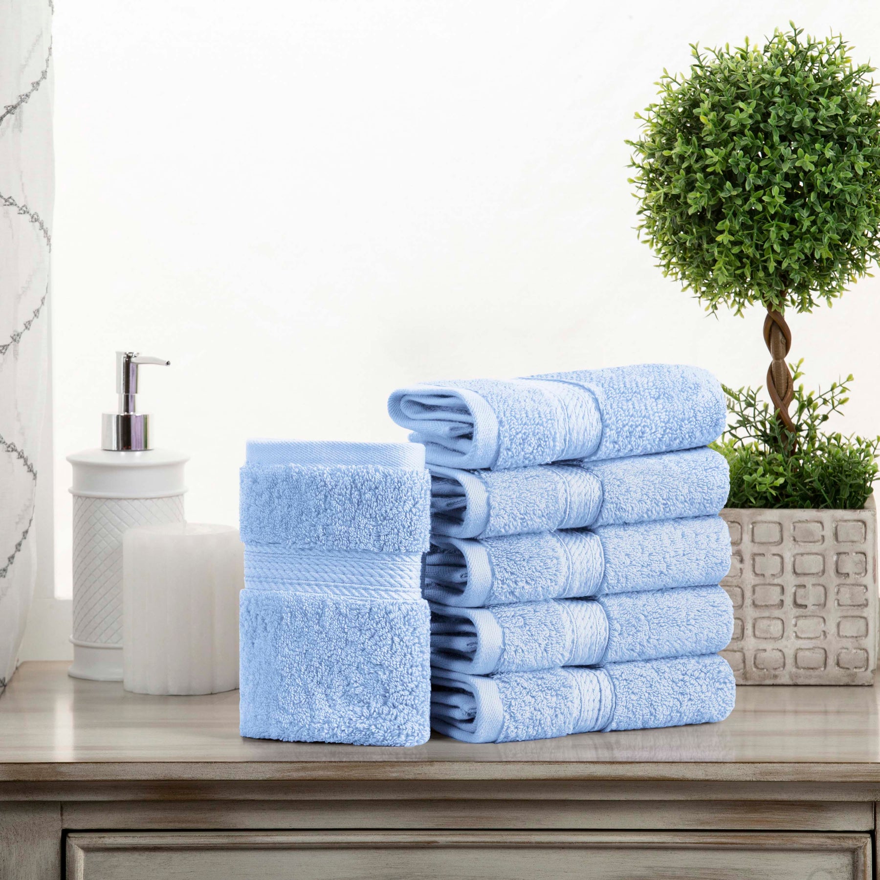 Plush face towels sale