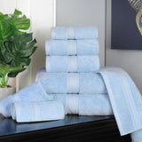 Madison Egyptian Cotton Pile Plush Heavyweight 8 Piece Towel Set - Towel Set by Superior