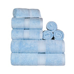 Madison Egyptian Cotton Pile Plush Heavyweight 8 Piece Towel Set - Towel Set by Superior