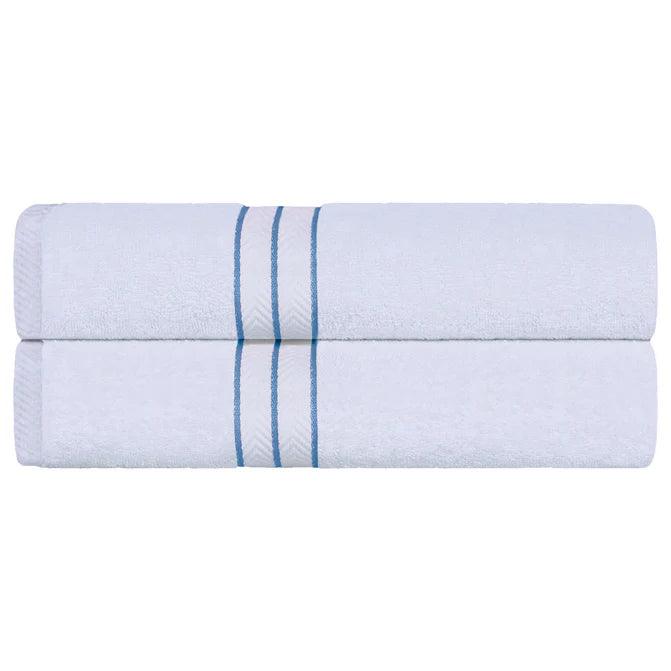 Ultra Plush Turkish Cotton Absorbent Solid 2 Piece Bath Sheet Set - Bath Sheet by Superior - Superior 