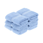 Madison Egyptian Cotton Pile Plush Heavyweight Face Towel Set of 6 - Face Towel by Superior