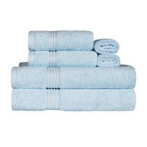 Heritage Egyptian Cotton Plush Absorbent Luxury 6 Piece Towel Set