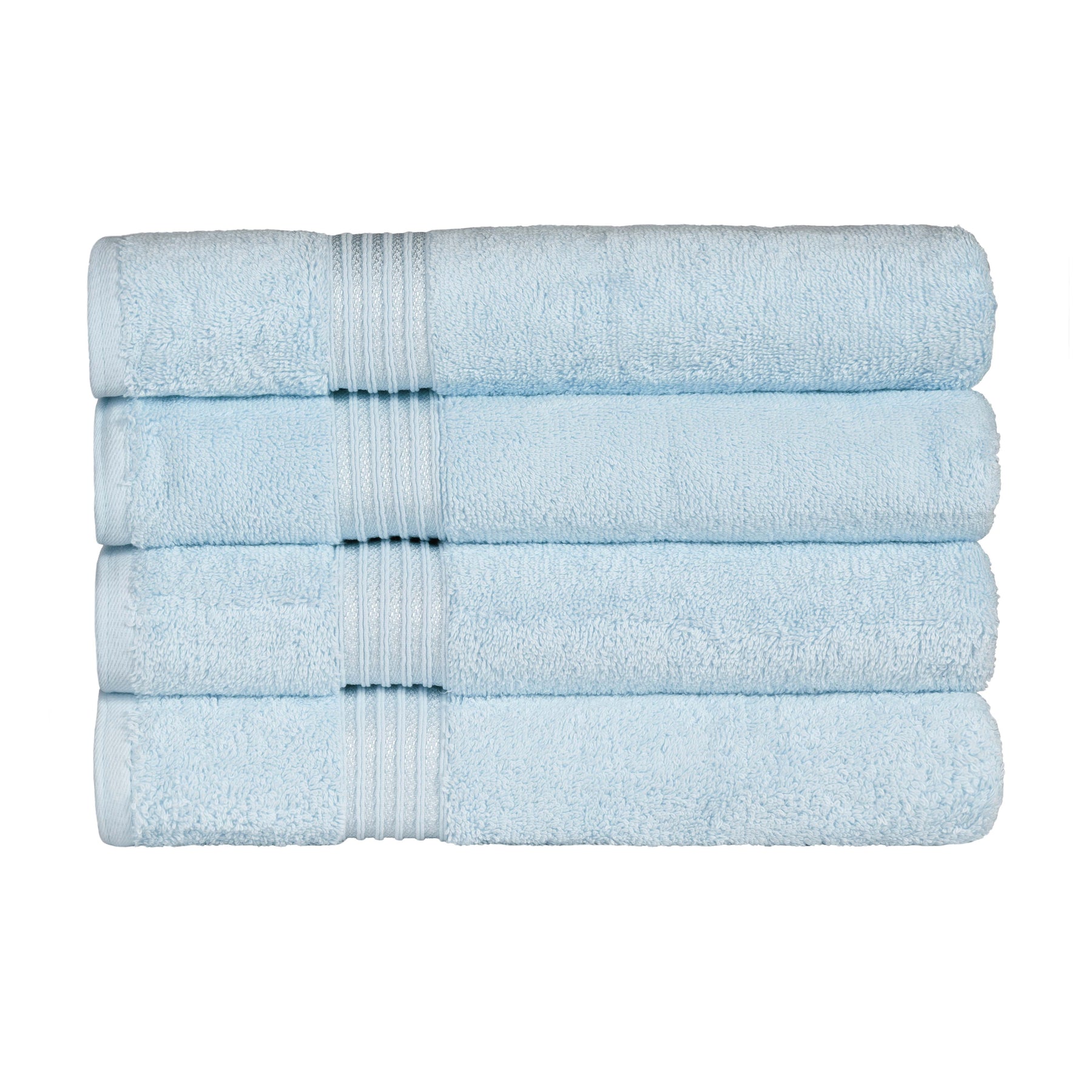 Heritage Egyptian Cotton Plush Absorbent Luxury Bath Towel Set of 4