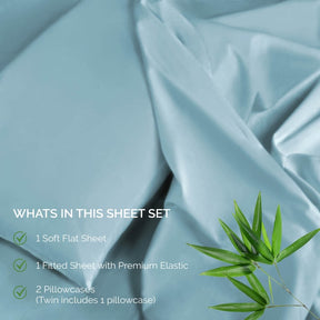 Rayon From Bamboo 300 Thread Count Solid Deep Pocket Sheet Set