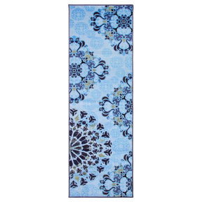 Thalia Damask Medallion Non-Slip Washable Indoor Area Rug or Runner - Rugs by Superior - Superior 