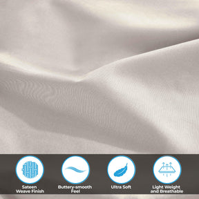 Egyptian Cotton 300 Thread Count Solid Deep Pocket Sheet Set - Sheet Set by Superior - Superior 