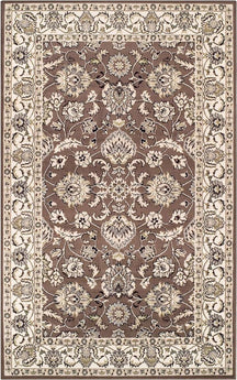 Lille Traditional Elegant Floral Textured Indoor Area Rug - LightBlue