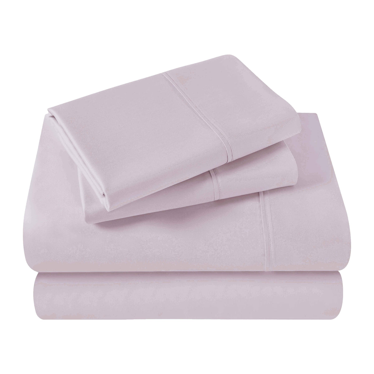 Egyptian Cotton 400 Thread Count Solid Deep Pocket Bed Sheet Set - Lilac