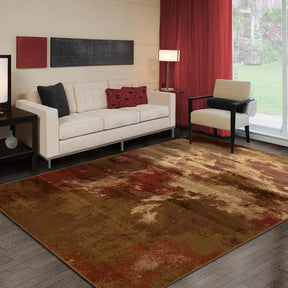 Eclectic Multi Tone Abstract Rug or Runner Rug - Rugs by Superior - Superior 