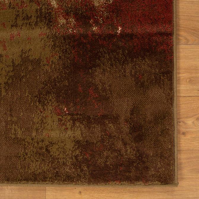 Pixi Abstract Multi-Tone Area Rugs or Runner Rug - Maroon