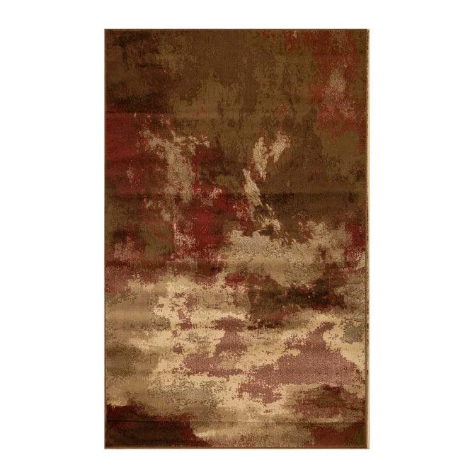 Pixi Abstract Multi-Tone Area Rugs or Runner Rug - Maroon