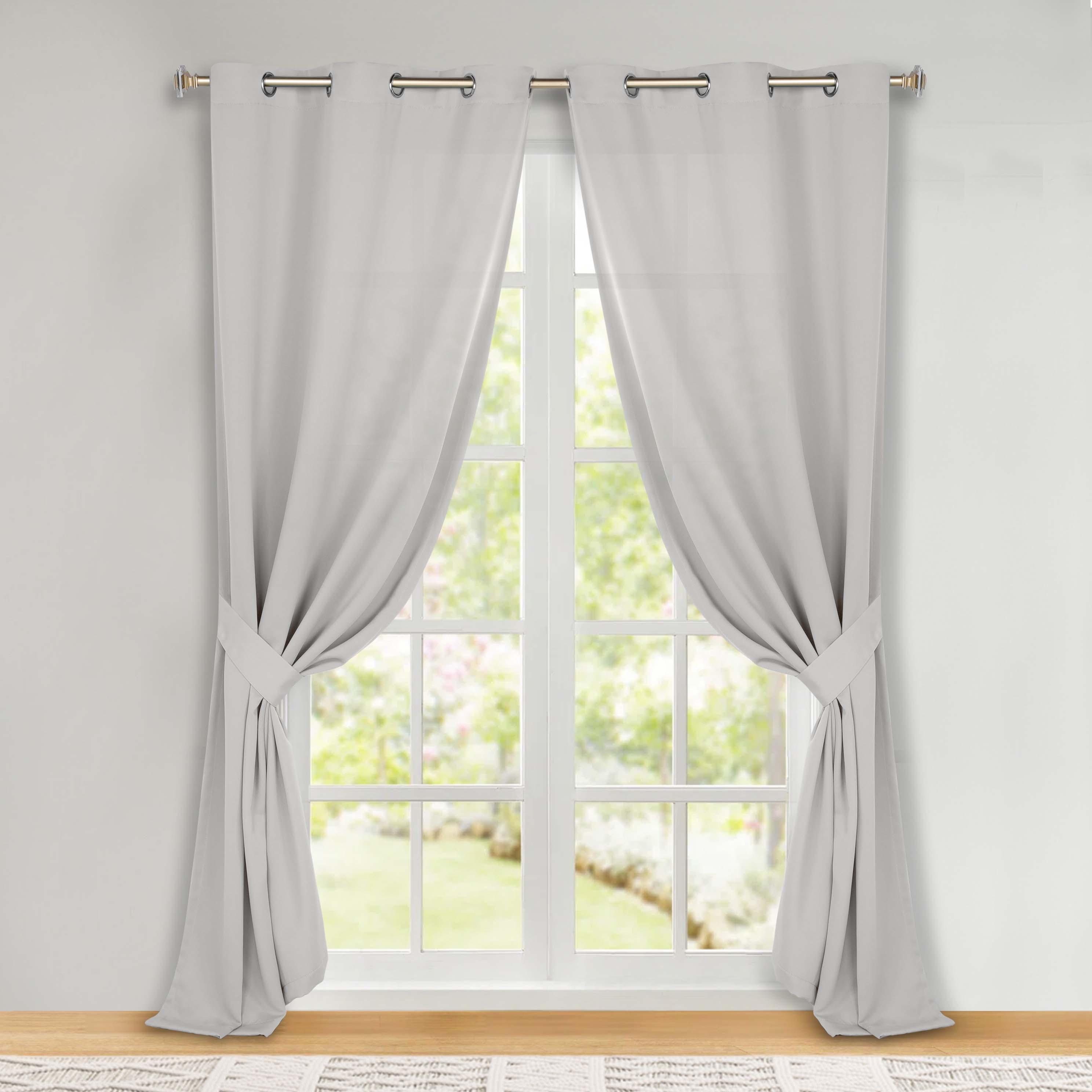 Classic Modern Solid Room Darkening Blackout Curtain Panels, Set of 2 - Blackout Curtains by Superior