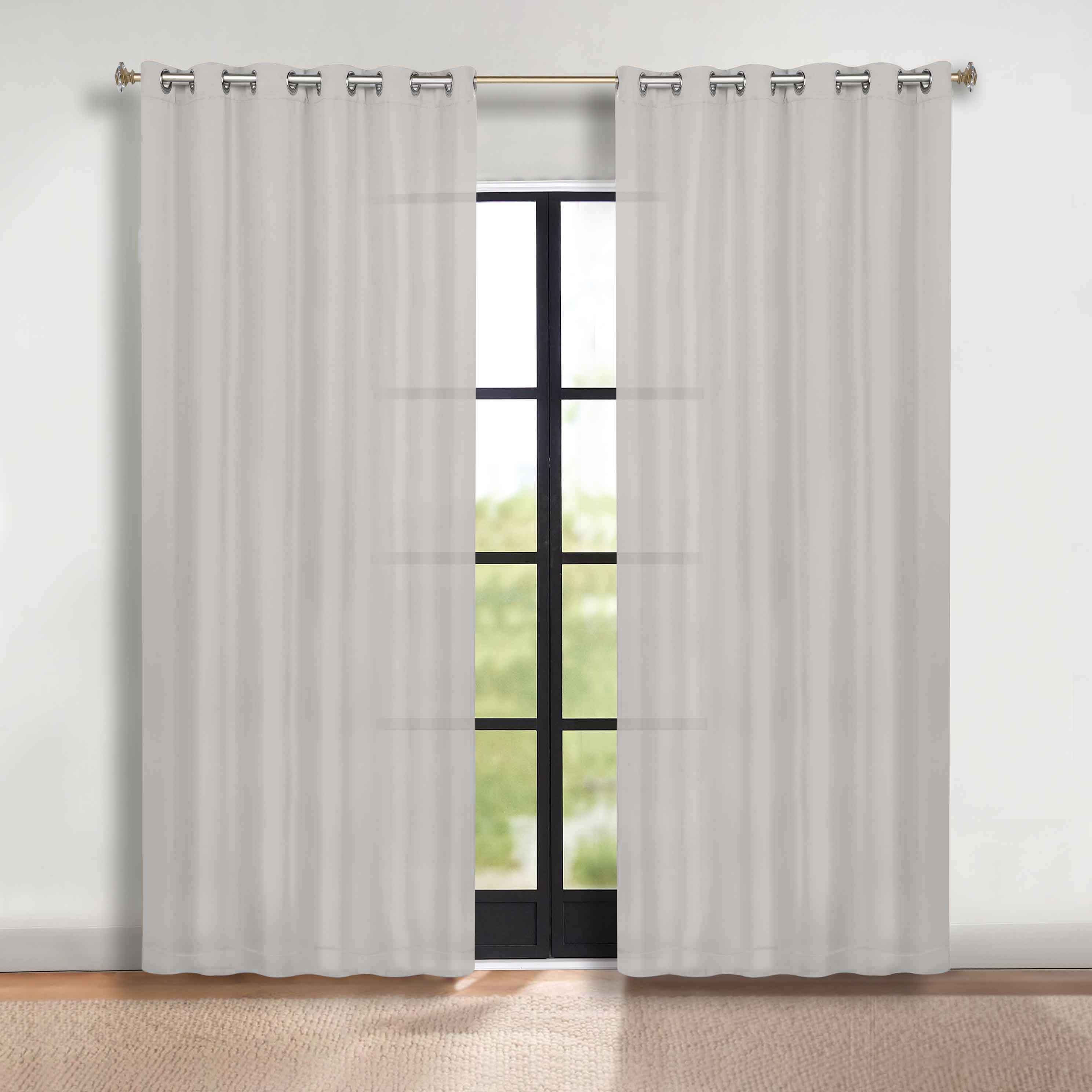 Classic Modern Solid Room Darkening Blackout Curtain Panels, Set of 2 - Blackout Curtains by Superior