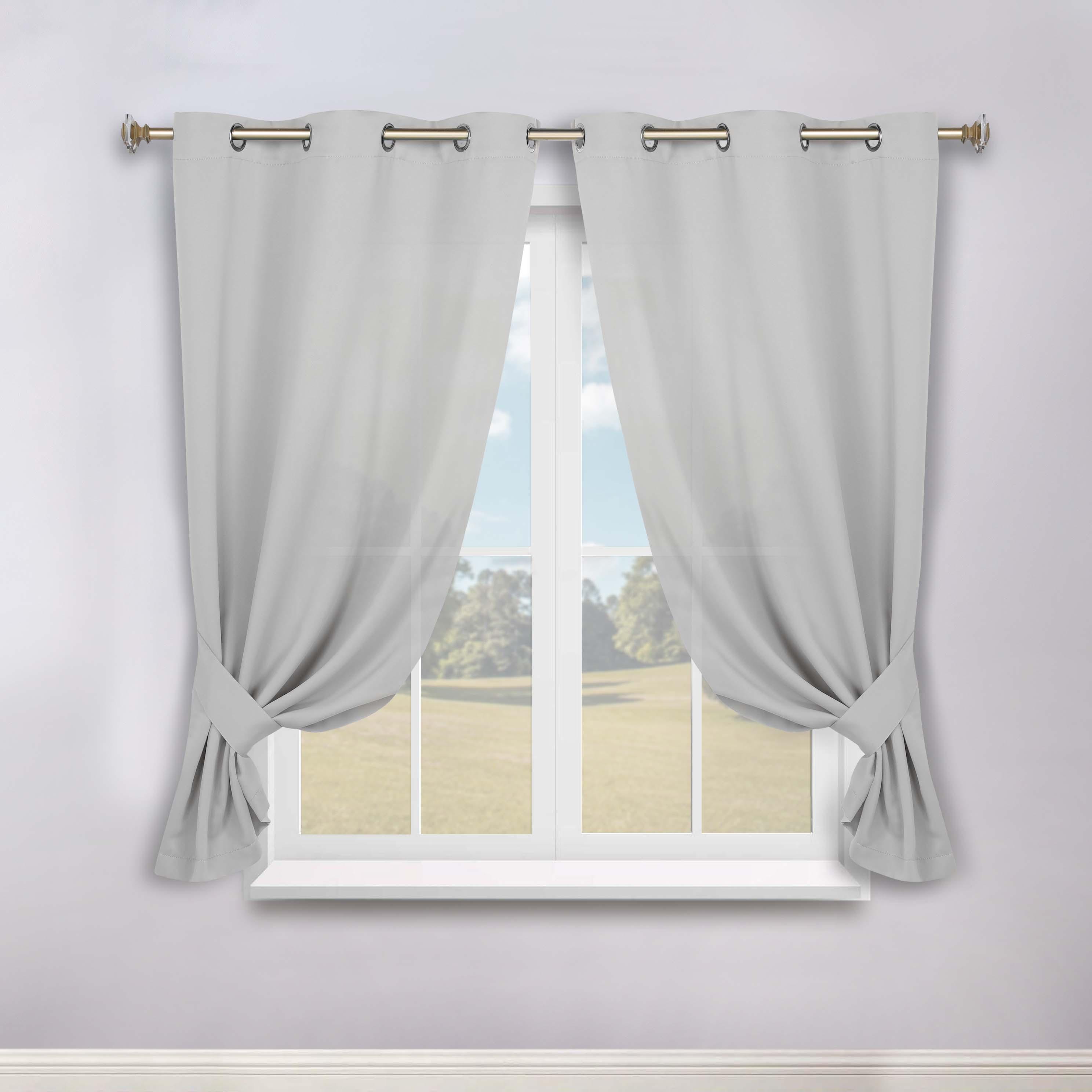 Classic Modern Solid Room Darkening Blackout Curtain Panels, Set of 2 - Blackout Curtains by Superior