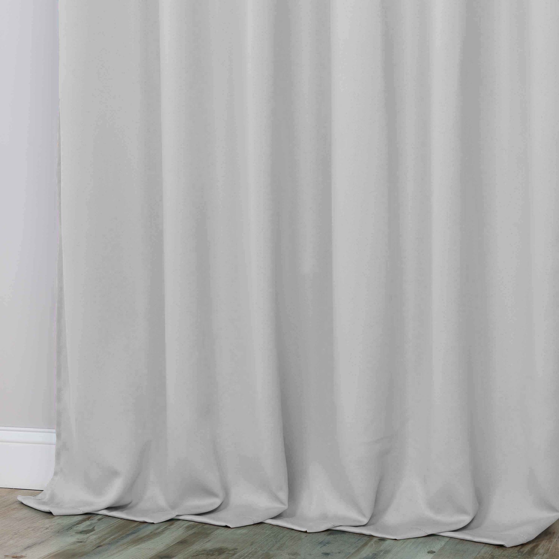 Classic Modern Solid Room Darkening Blackout Curtain Panels, Set of 2 - Marshmallow