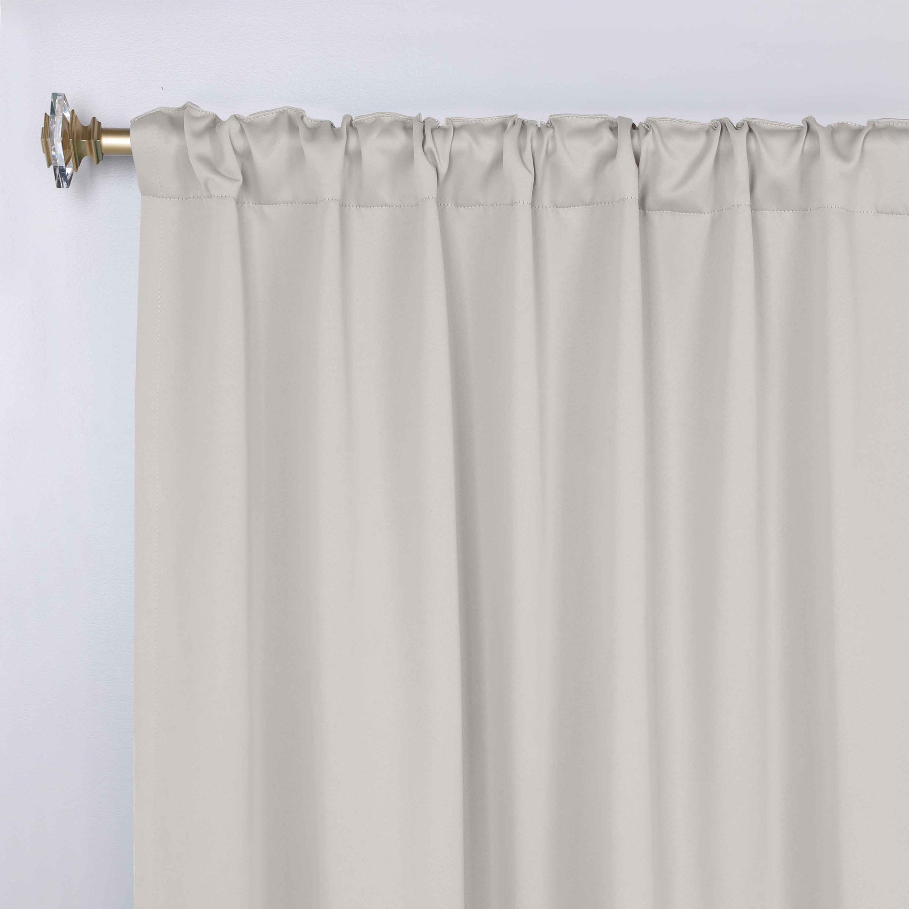 Solid Room Darkening Blackout Curtain Panels, Back Tabs, Set of 2