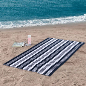 Superior Maui Striped Oversized Absorbent Cotton 4 Piece Beach Towel