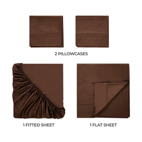 Egyptian Cotton 300 Thread Count Solid Deep Pocket Sheet Set - Sheet Set by Superior - Superior 