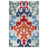 Aldaine Vintage Damask Indoor Outdoor Area Rug - Rugs by Superior - Superior 