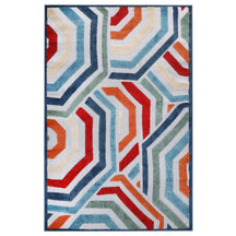 Waimea Modern Geometric Coastal Indoor Outdoor Area Rug - Rugs by Superior - Superior 