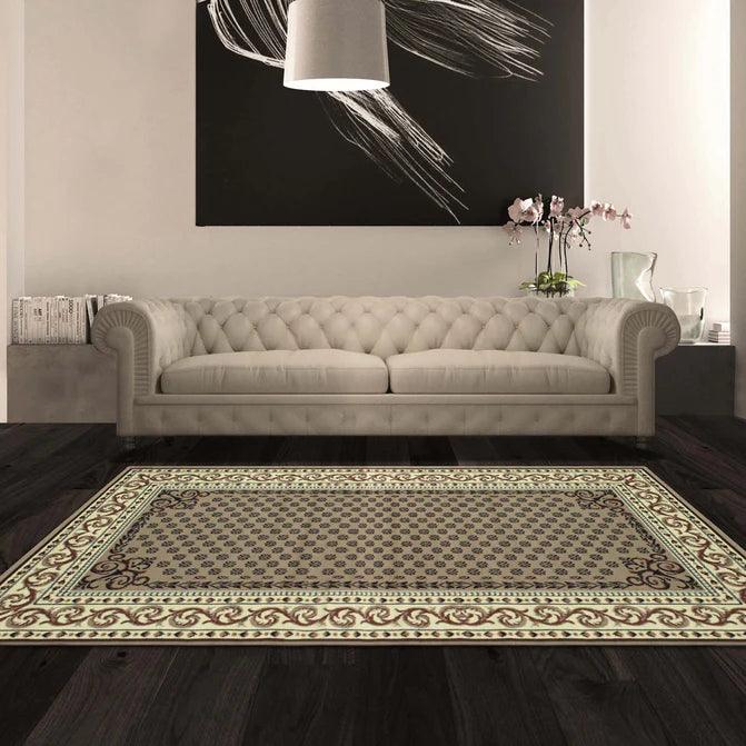 Longfield Traditional Floral Vine Scroll Indoor Area Rug Or Runner Rug - Multicolored