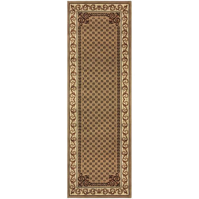 Longfield Traditional Floral Vine Scroll Indoor Area Rug Or Runner Rug - Multicolored