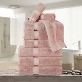 Madison Egyptian Cotton Pile Plush Heavyweight 9 Piece Towel Set - Towel Set by Superior