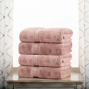 Madison Egyptian Cotton Pile Heavyweight 4 Piece Bath Towel Set