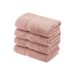 Madison Egyptian Cotton Pile Plush Heavyweight Hand Towel Set of 4