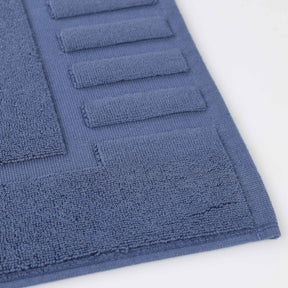 Leo Cotton Solid Modern Absorbent Heavy Washable Bath Mat Set of 2