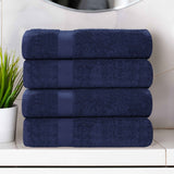 Cotton Highly Absorbent Eco-Friendly Quick Dry 4 Piece Bath Towel Set - Bath Towel by Superior