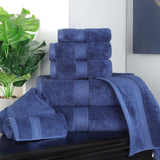 Madison Egyptian Cotton Pile Plush Heavyweight 8 Piece Towel Set - Towel Set by Superior