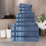 Hays Cotton Medium Weight 9 Piece Assorted Bathroom Towel Set - Towel Set by Superior