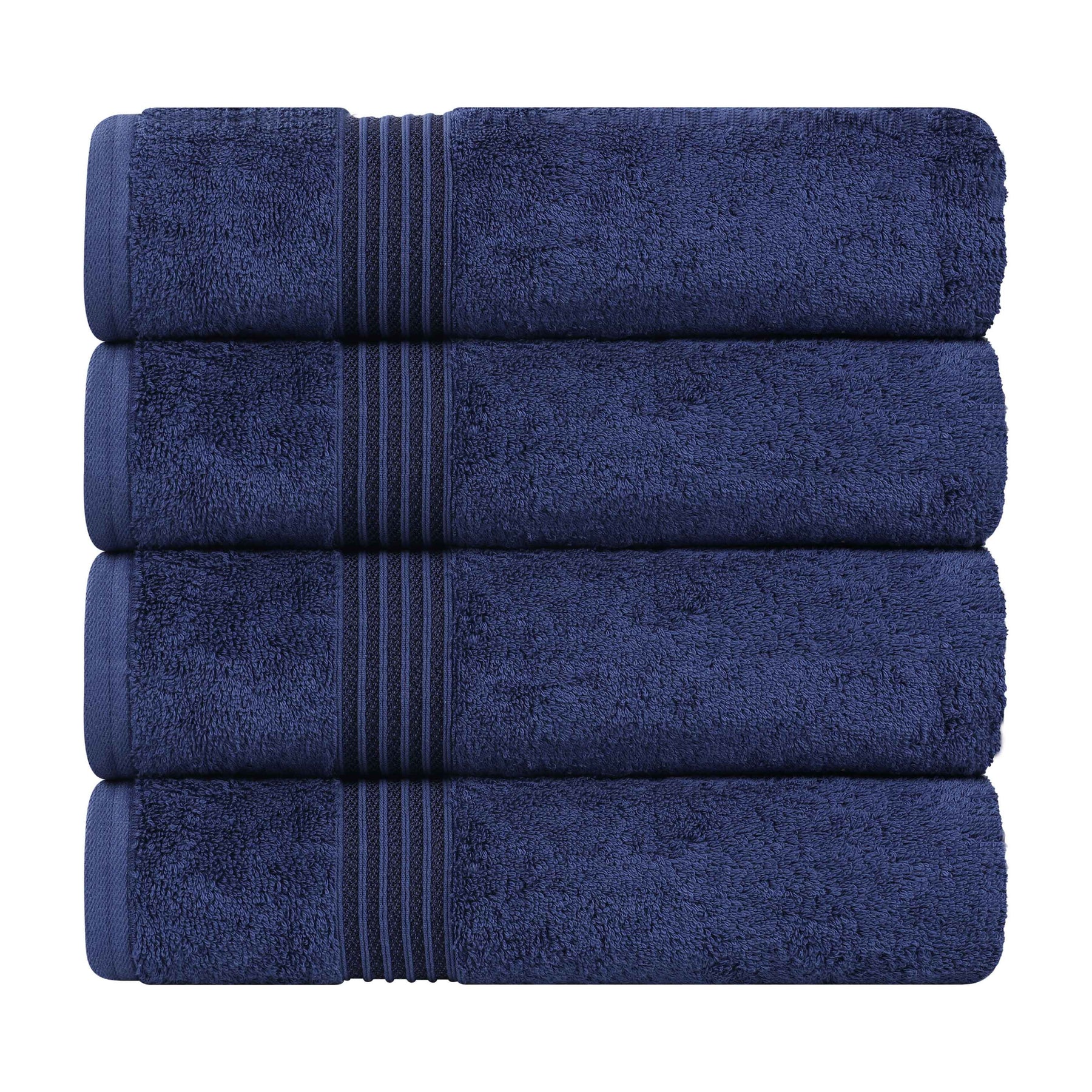 Heritage Egyptian Cotton Plush Absorbent Luxury Bath Towel Set of 4