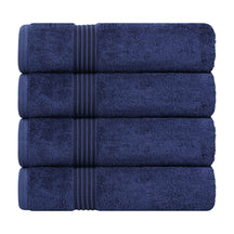 Heritage Egyptian Cotton Plush Absorbent Luxury Bath Towel Set of 4