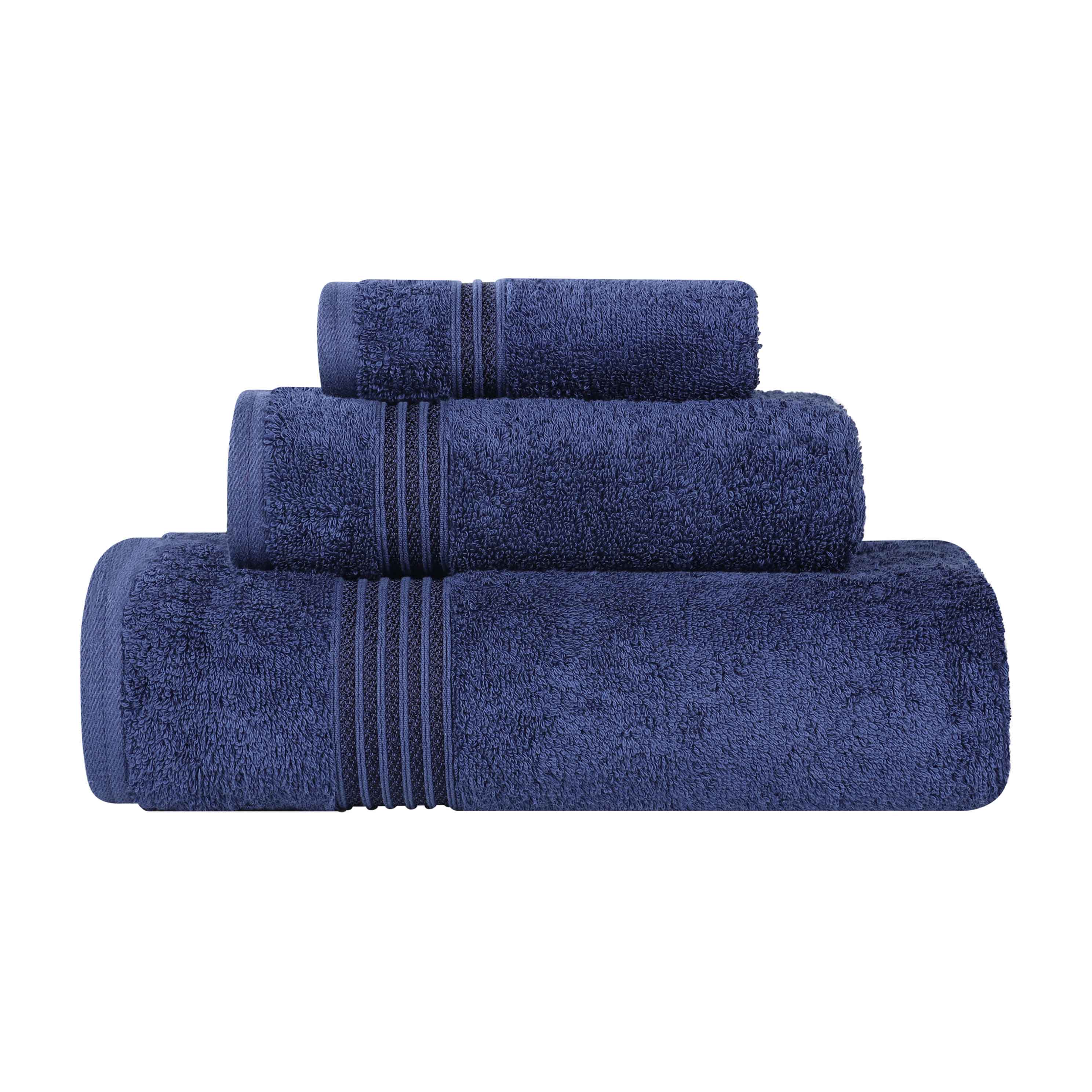 Heritage Egyptian Cotton Plush 3 Piece Absorbent Luxury Towel Set - Towel Set by Superior