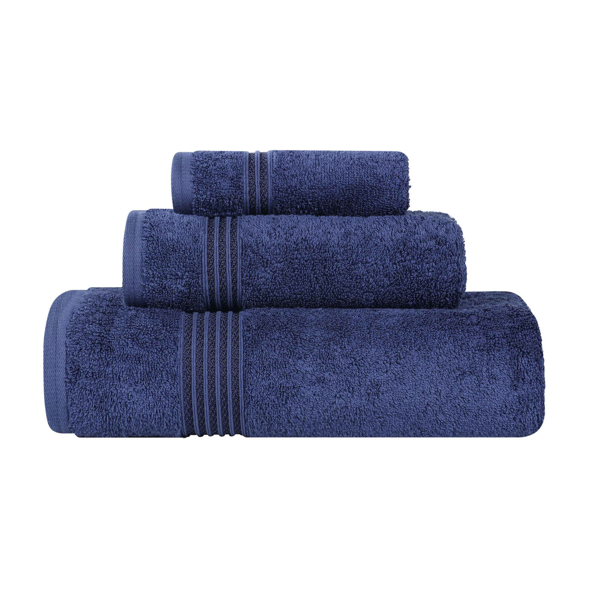 Heritage Egyptian Cotton Plush 3 Piece Absorbent Luxury Towel Set