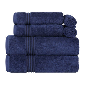 Heritage Egyptian Cotton Plush Absorbent Luxury 6 Piece Towel Set