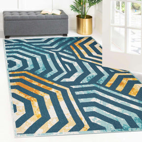 Waimea Modern Geometric Coastal Indoor Outdoor Area Rug - Rugs by Superior - Superior 