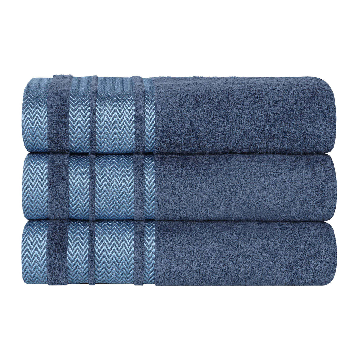 Hays Cotton Medium Weight Ultra-Soft Bath Towel Set of 3