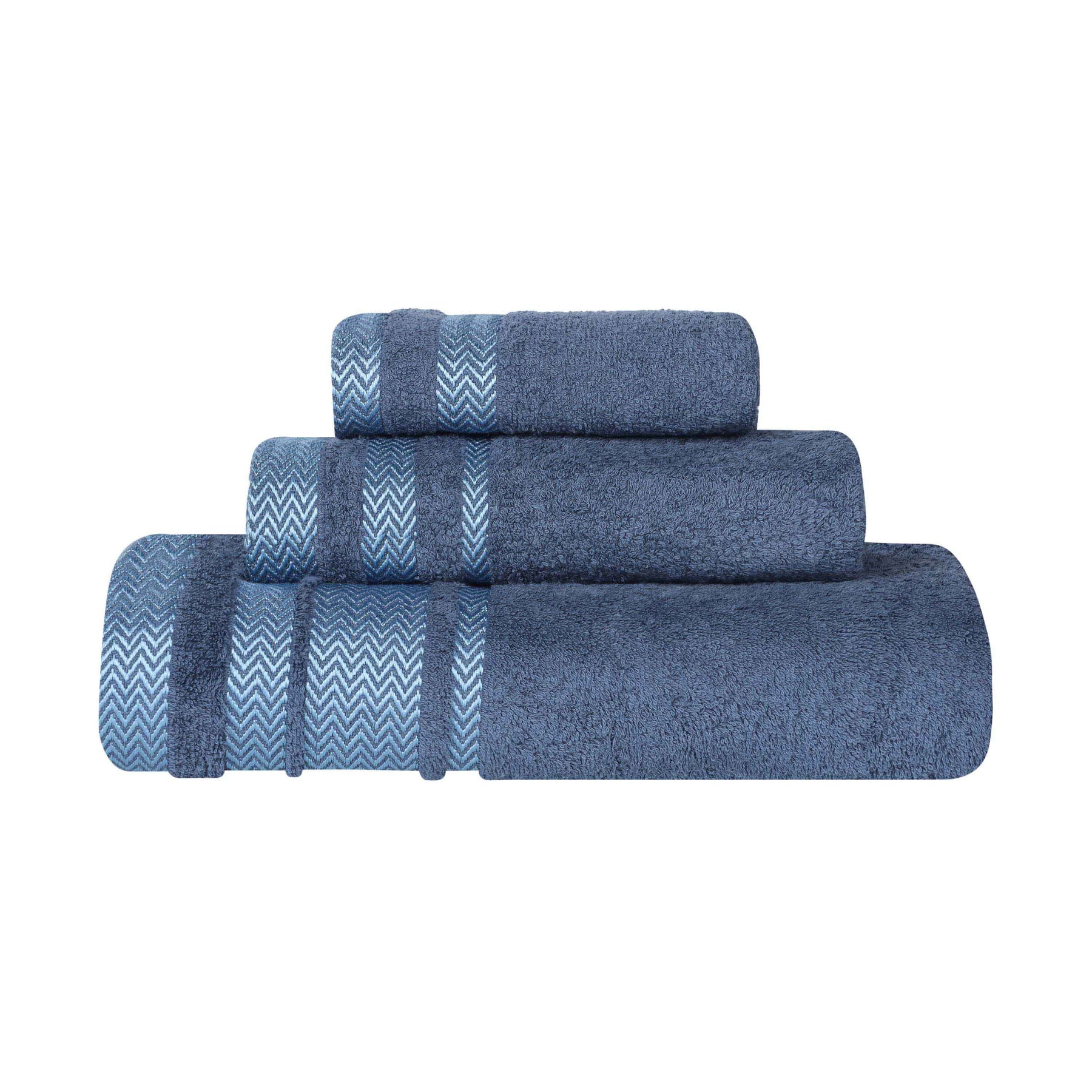 Hays Cotton Medium Weight 3 Piece Assorted Bathroom Towel Set