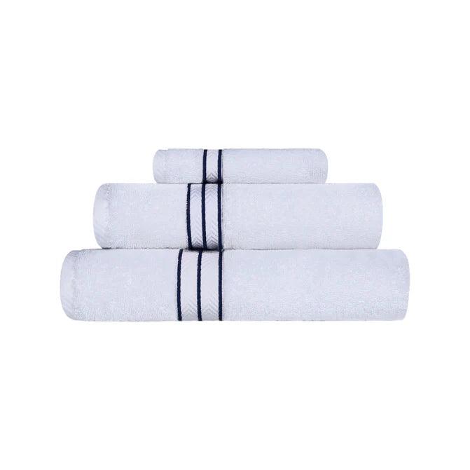 Ultra-Plush Turkish Cotton Absorbent Solid Assorted 3 Piece Towel Set - Towel Set by Superior - Superior 