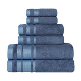 Hays Cotton Medium Weight 6 Piece Assorted Bathroom Towel Set - Towel Set by Superior