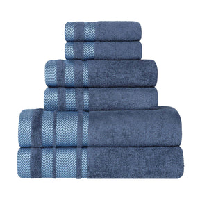 Hays Cotton Medium Weight 6 Piece Assorted Bathroom Towel Set