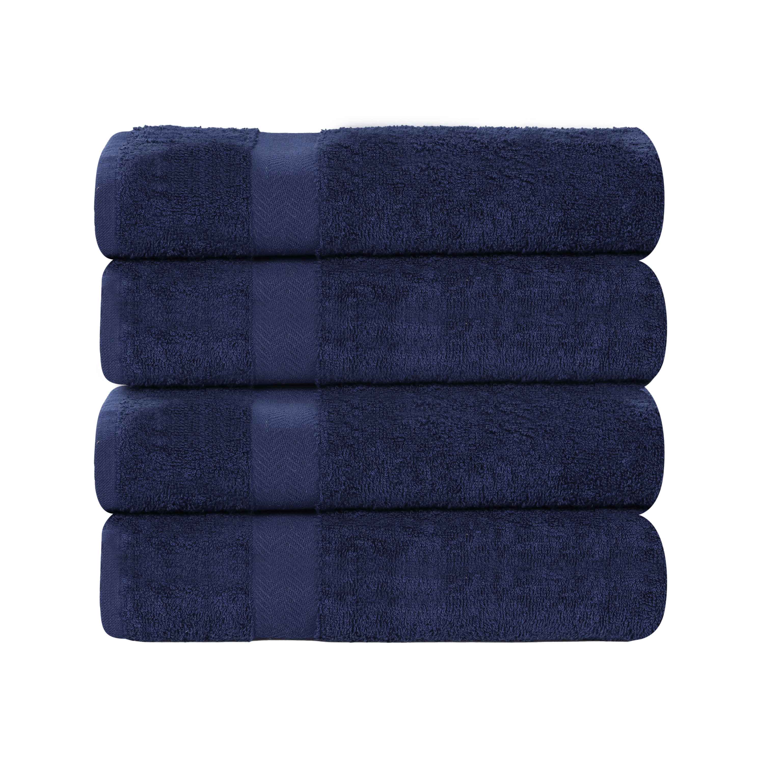 Cotton Highly Absorbent Eco-Friendly Quick Dry 4 Piece Bath Towel Set - Bath Towel by Superior