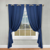 Classic Modern Solid Room Darkening Blackout Curtain Panels, Set of 2 - Blackout Curtains by Superior