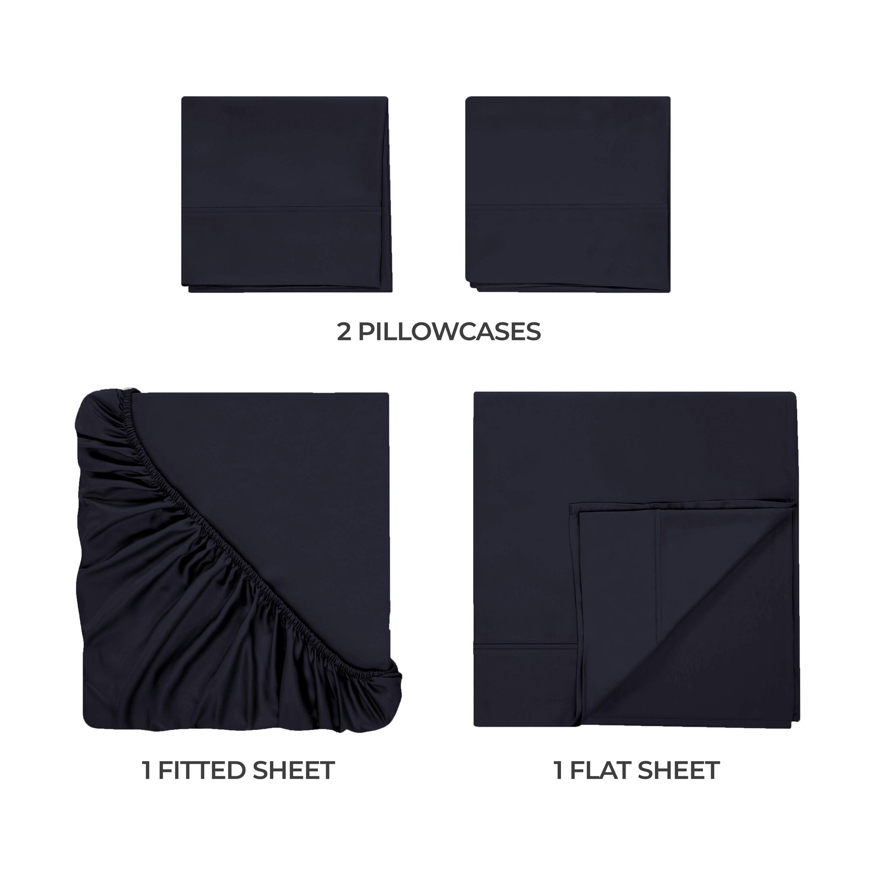 Egyptian Cotton 300 Thread Count Solid Deep Pocket Sheet Set - Sheet Set by Superior - Superior 