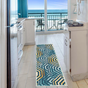 Waimea Modern Geometric Coastal Indoor Outdoor Area Rug - Rugs by Superior - Superior 