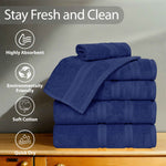 Smart Dry Zero Twist Cotton Medium Weight Bath Towels, Set of 4 - Bath Towel by Superior