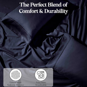 1200 Thread Count Cotton Rich Solid Deep Pocket Bed Sheet Set - Sheet Set by Superior